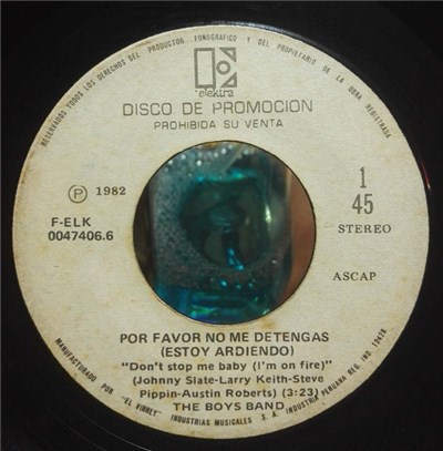 The Boys Band - Por Favor No Me Detengas (Estoy Ardiendo) = Please Don't Stop Me Baby (I'm On Fire) download mp3 flac