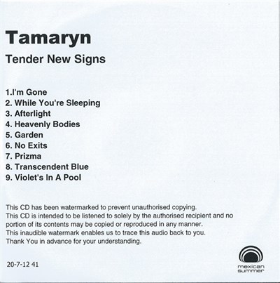 Tamaryn - Tender New Signs download mp3 flac