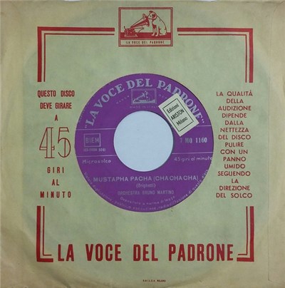 Orchestra Bruno Martino - Mustapha Pacha (Cha Cha Cha) / The Naughty Little Flea download mp3 flac