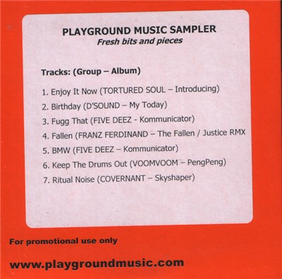 Various - Playground Music Sampler - Fresh Bits And Pieces download mp3 flac