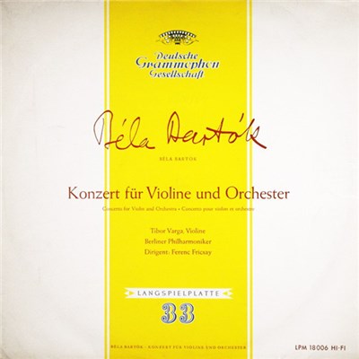 Béla Bartók, Tibor Varga, Berliner Philharmoniker, Ferenc Fricsay - Konzert Für Violine Und Orchester download mp3 flac