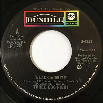 Three Dog Night - Black And White / Freedom For The Stallion download mp3 flac
