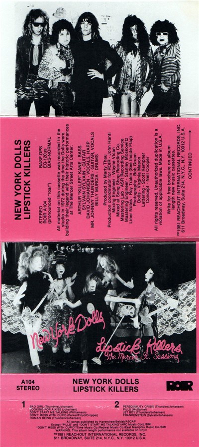 New York Dolls - Lipstick Killers download mp3 flac