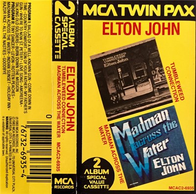 Elton John - Tumbleweed Connection / Madman Across The Water - 2 Album Special Cassette download mp3 flac