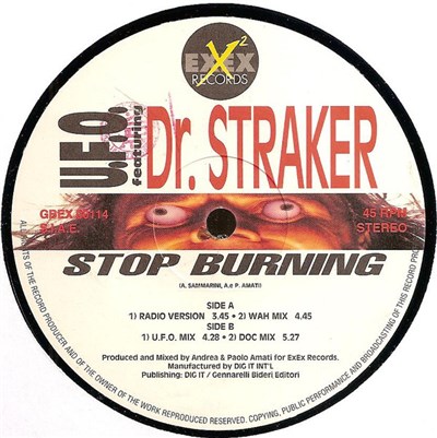 U.F.O. Featuring Dr. Straker - Stop Burning download mp3 flac