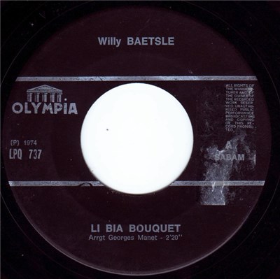 Willy Baetsle - Li Bia Bouquet / Quand On In-me download mp3 flac