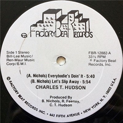 Charles T. Hudson - Everybodie's Doin' It / Let's Slip Away download mp3 flac