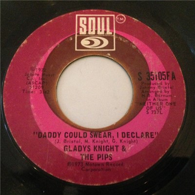Gladys Knight & The Pips - Daddy Could Swear, I Declare / For Once In My Life download mp3 flac