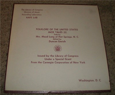 Mrs. Maud Long - Folklore Of The United States Jack Tales (II) download mp3 flac