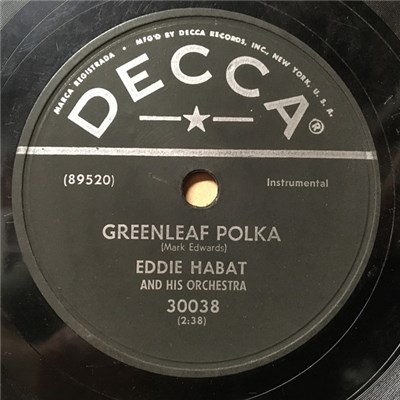 Eddie Habat And His Orchestra - Greenleaf Polka / Slovenian Home download mp3 flac