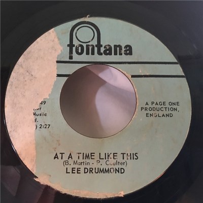 Lee Drummond - At A Time Like This / Baby I Know download mp3 flac