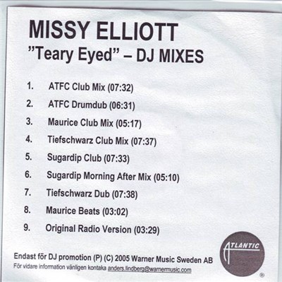 Missy Elliott - Teary Eyed - Dj Mixes download mp3 flac