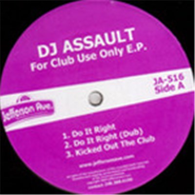 DJ Assault - For Club Use Only E.P. download mp3 flac