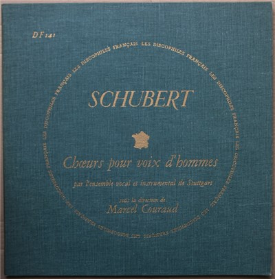 Schubert - Ensemble Vocal Et Instrumental De Stuttgart , Sous La Direction De Marcel Couraud - Chœurs Pour Voix D'Hommes download mp3 flac