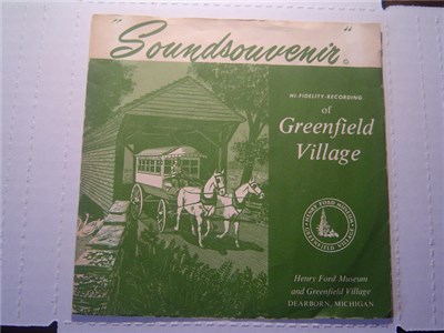 Fred Flowerday - Soundsouvenir Hi-Fidelity-Recording Of Greenfield Village download mp3 flac