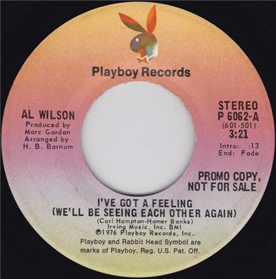 Al Wilson - I've Got A Feeling (We'll Be Seeing Each Other Again) download mp3 flac