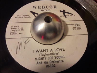 Mighty Joe Young And His Orchestra - I Want A Love / Hey Baby download mp3 flac