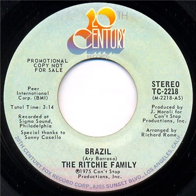 The Ritchie Family - Brazil download mp3 flac