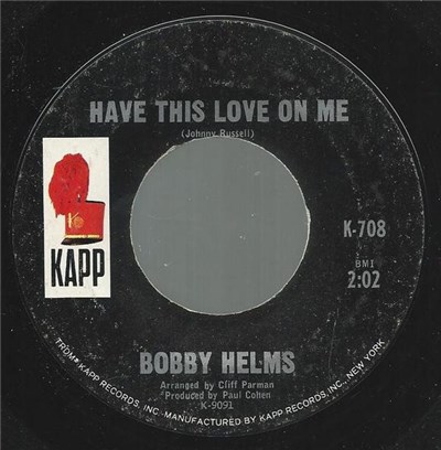 Bobby Helms - Have This Love On Me download mp3 flac