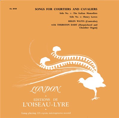 Helen Watts / Thurston Dart - Songs For Courtiers And Cavaliers download mp3 flac