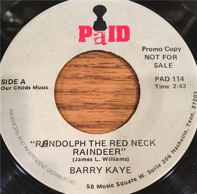Barry Kaye - Rundolph The Red Neck Raindeer download mp3 flac