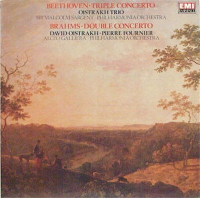 Beethoven - Oistrakh Trio, Sir Malcolm Sargent, Philharmonia Orchestra / Brahms - David Oistrakh, Pierre Fournier, Alceo Galliera, Philharmonia Orchestra - Triple Concerto / Double Concerto download mp3 flac