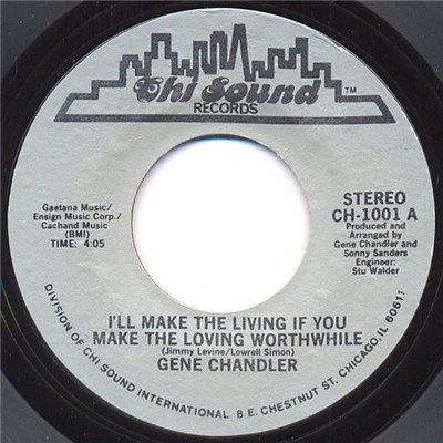 Gene Chandler - I'll Make The Living If You Make The Loving Worthwhile download mp3 flac