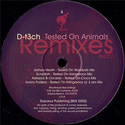 D-t3ch - Tested On Animals (Remixes) download mp3 flac