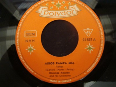 Ricardo Santos And His Orchestra - Adios Pampa Mia / Tango Americano download mp3 flac