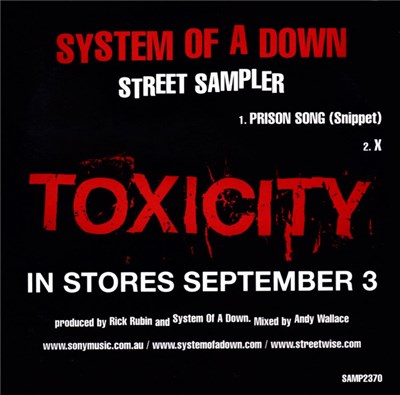 System Of A Down - Prison Song & X download mp3 flac