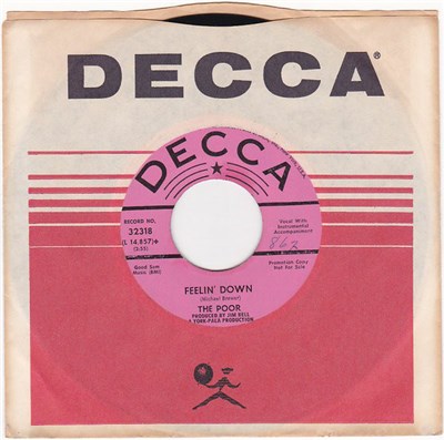 The Poor - Feelin' Down / Come Back Baby download mp3 flac