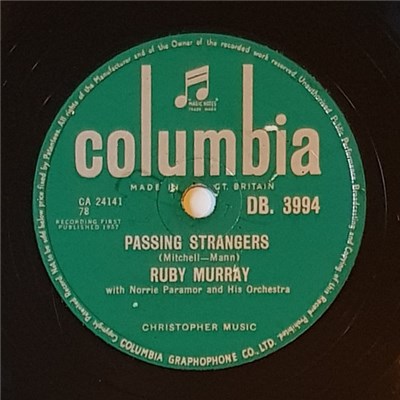 Ruby Murray - Passing Strangers / Little White Lies download mp3 flac