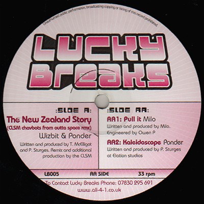 Wizbit & Ponder / Milo / Ponder - The New Zealand Story (Remix) / Pull It / Kaleidoscope download mp3 flac