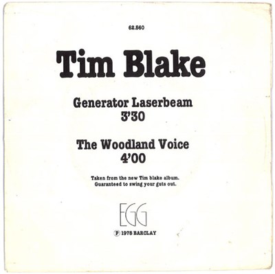Tim Blake - Generator Laserbeam / The Woodland Voice download mp3 flac