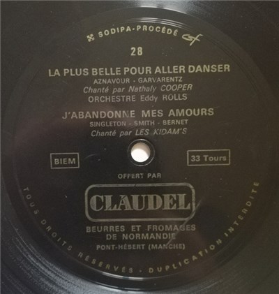 Nathaly Cooper, Orchestre Eddy Rolls / Les Kidam's - La Plus Belle Pour Aller Danser / J'Abandonne Mes Amours download mp3 flac