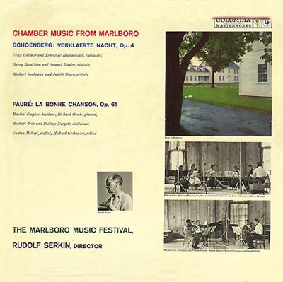 Rudolf Serkin, Felix Galimir, Ernestine Briesmeister, Harry Zaratzian, Samuel Rhodes, Michael Grebanier, Judith Davidoff-Rosen, Martial Singher, Richard Goode, Michael Tree, Philipp Naegele, Gaetan Molieri, Michael Grebanier - Chamber Music From Marlboro download mp3 flac