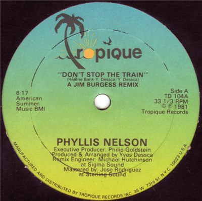 Phyllis Nelson - Don't Stop The Train download mp3 flac