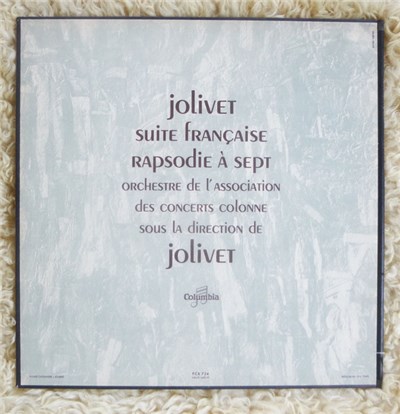 André Jolivet - Suite Française / Rapsodie à Sept download mp3 flac