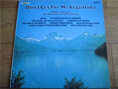 The Hamilton Pop Orchestra - Don't Cry For Me Argentina download mp3 flac