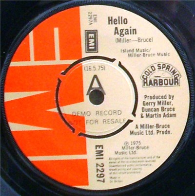 Cold Spring Harbour - Hello Again download mp3 flac
