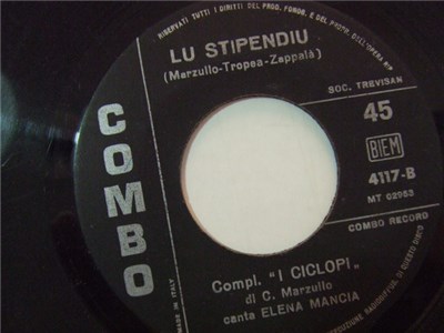 Franco Zappalà ed Elena Mancia con I Ciclopi Di C. Marzullo - Sturnelli Arrobbacori / Lu Stipendiu download mp3 flac