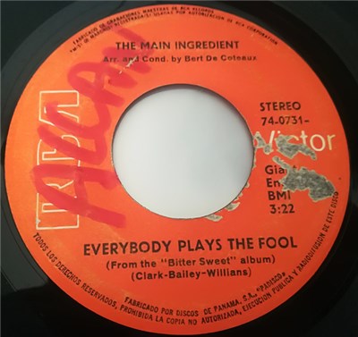 The Main Ingredient - Everybody Plays The Fool download mp3 flac