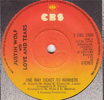 Justin Wolf With Love And Tears - One Way Ticket To Nowhere download mp3 flac
