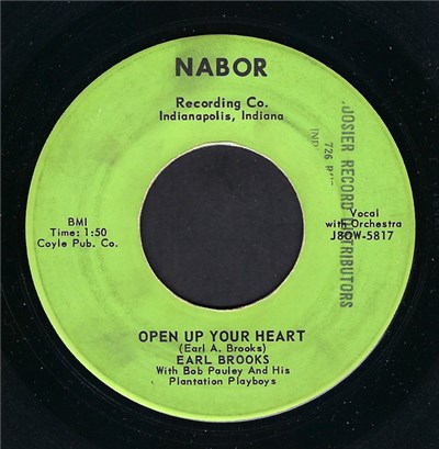Earl Brooks With Bob Pauley And His Plantation Playboys - Open Up Your Heart / Restrained download mp3 flac