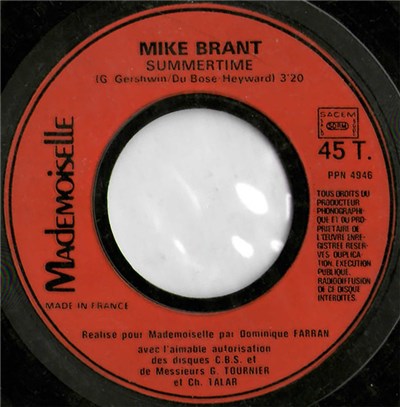 Mike Brant - Summertime download mp3 flac
