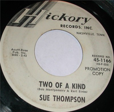 Sue Thompson - Two Of A Kind / It Has To Be download mp3 flac