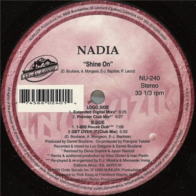 Nadia - Shine On download mp3 flac