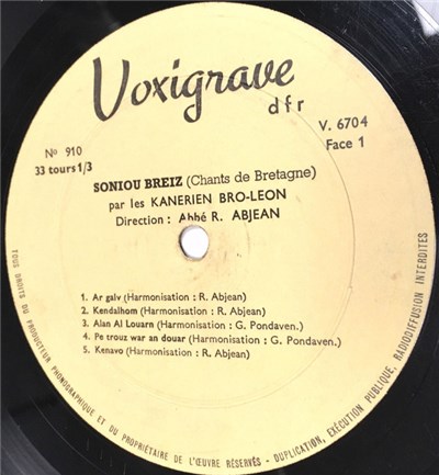 Kanerien Bro Leon - Soniou Breiz (Chants De Bretagne) download mp3 flac