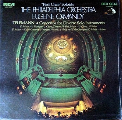 Telemann - Eugene Ormandy, The Philadelphia Orchestra - 4 Concertos For Diverse Solo Instruments download mp3 flac