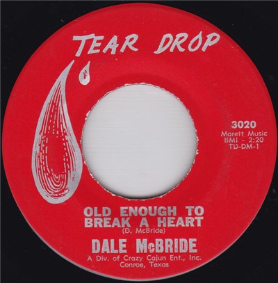 Dale McBride - Old Enough To Break A Heart / The Rest Of My Life download mp3 flac